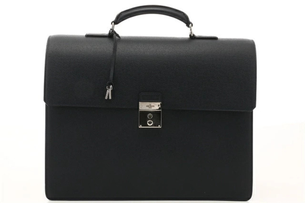 LOUIS VUITTON Business Bag Neo Robusto Taiga Ardoise